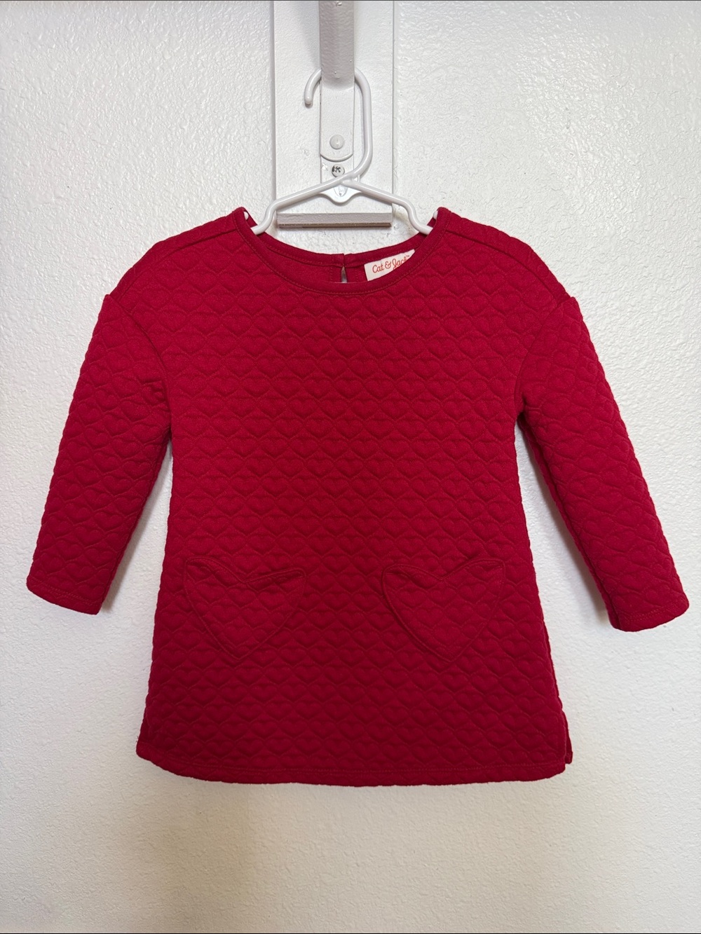 Red Long-Sleeve Dress